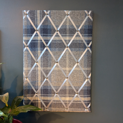 Notice Board - Border with Grey Ribbon