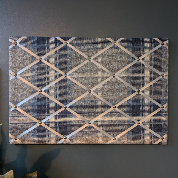 Notice Board - Border with Grey Ribbon