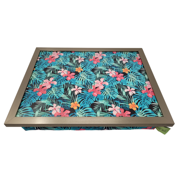 Luxury Tropical Palm Lap Tray With Bean Bag