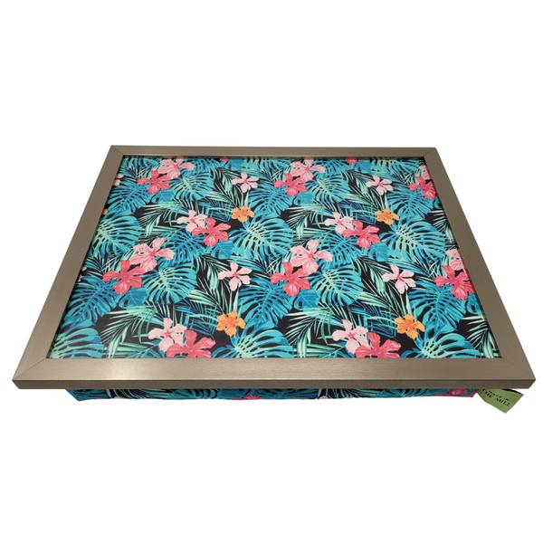 Luxury Tropical Palm Lap Tray With Bean Bag Made In The Mill