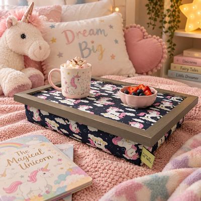 Children's Luxury Lap Tray - Unicorns