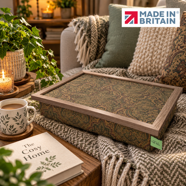 Luxury Templeton Tapestry Lap Tray with Bean Bag Base