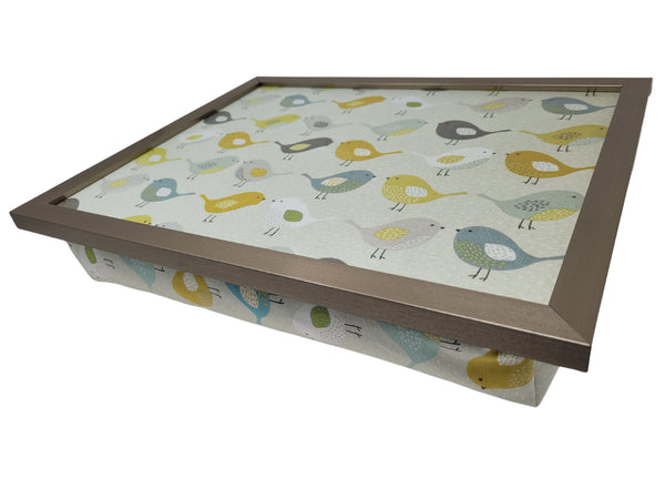 Luxury Birds Lap Tray with Bean Bag