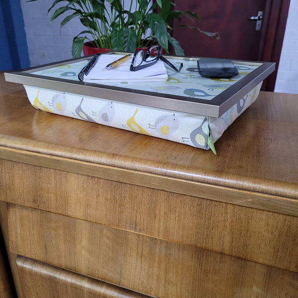 Luxury Birds Lap Tray with Bean Bag Made In The Mill