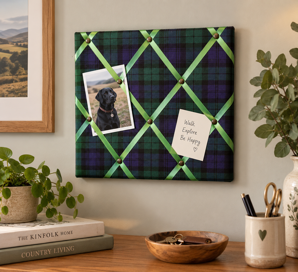 Small Notice Board - Black Watch