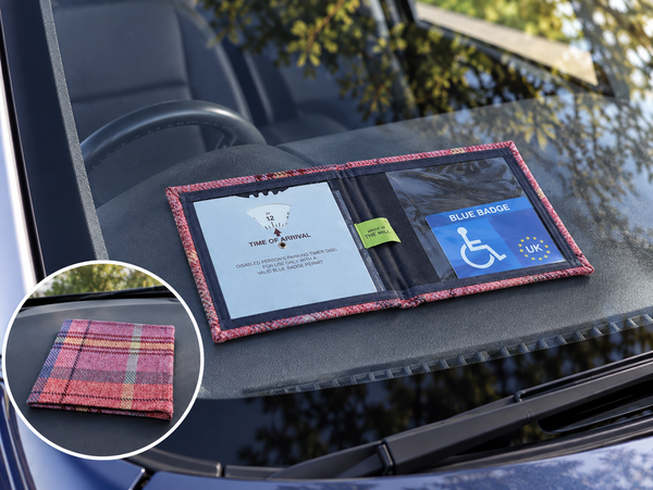 Blue Badge Permit Holder - Bichon Tweed