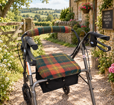 Rollator Makeover Set - Dachshund Tweed