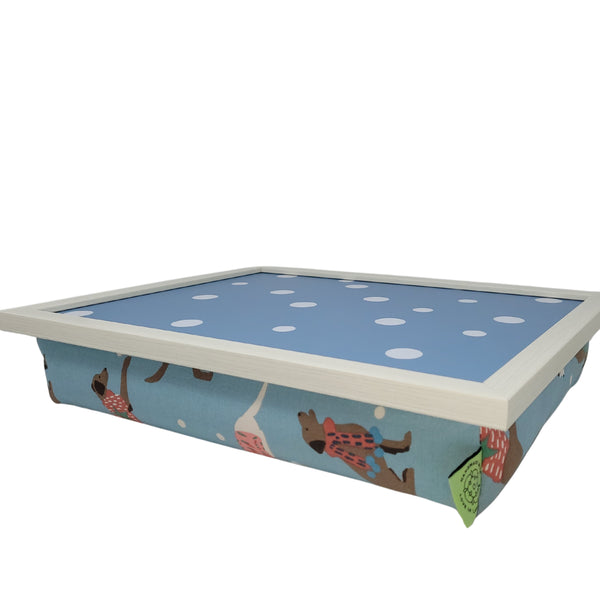 Luxury Dapper Dogs Lap Tray with Bean Bag Made In The Mill