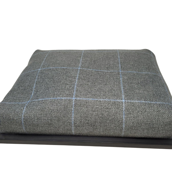 Luxury Grey Tweed Lap Tray with Bean Bag Base