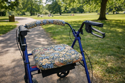 Rollator Makeover Set - William Morris Strawberry Thief Pattern