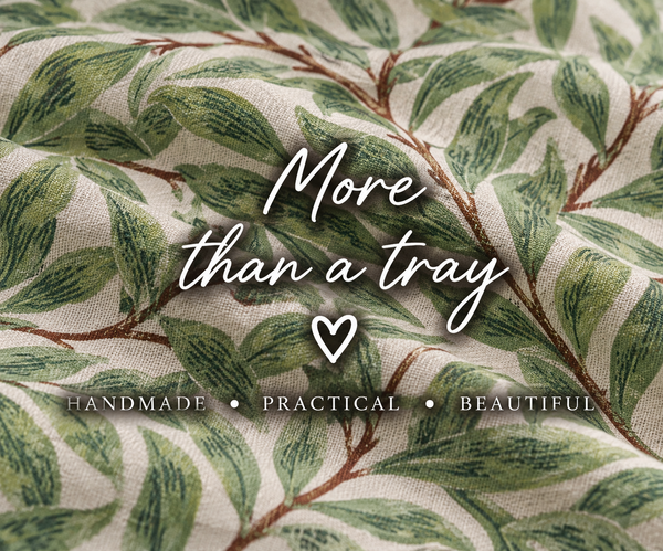 Luxury William Morris Sage Willow Lap Tray With Bean Bag