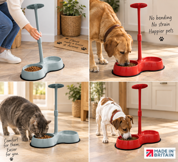 No Need to Bend Pet Feeding Bowl