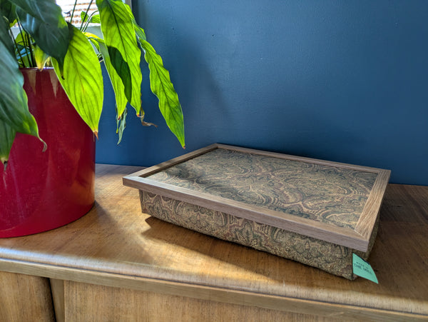 Luxury Templeton Tapestry Lap Tray with Bean Bag Base