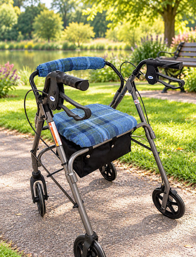 Rollator Makeover Set - Westie Tweed