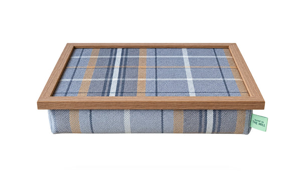 Luxury Corgi Tweed Lap Tray With Bean Bag