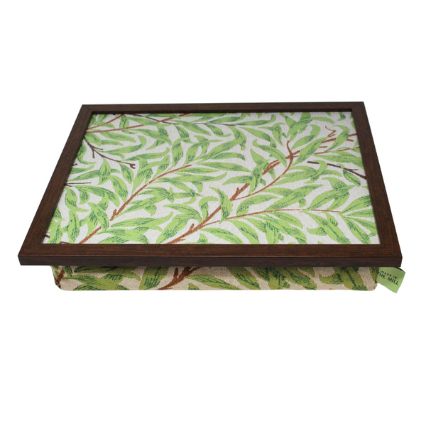 Luxury Sage Willow Lap Tray With Bean Bag