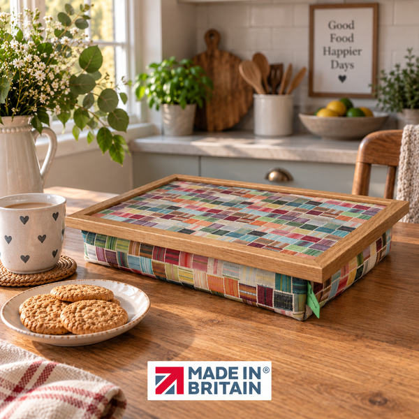 Luxury Sintra Patterned Lap Tray With Bean Bag