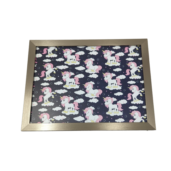 Children's Luxury Lap Tray - Unicorns