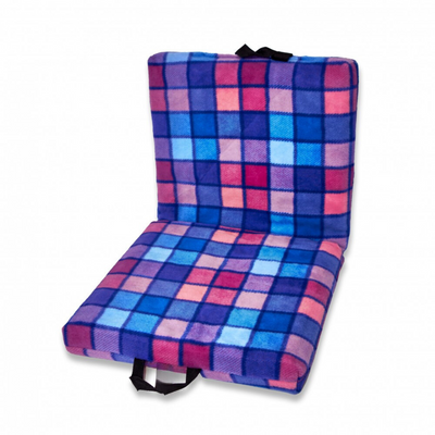 Two Way Support Cushion - Lavender Check