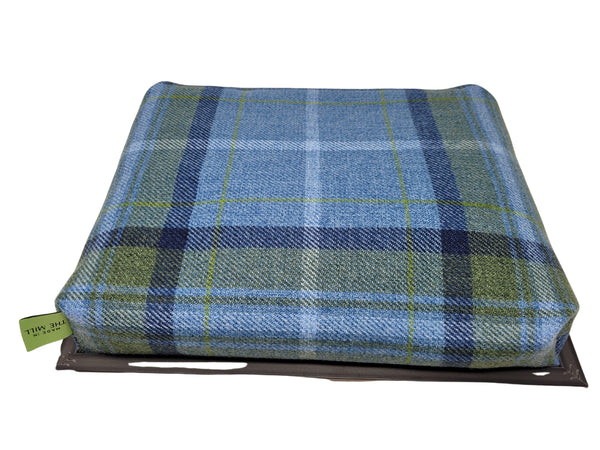 Luxury Blue Westie Tweed Lap Tray With Bean Bag