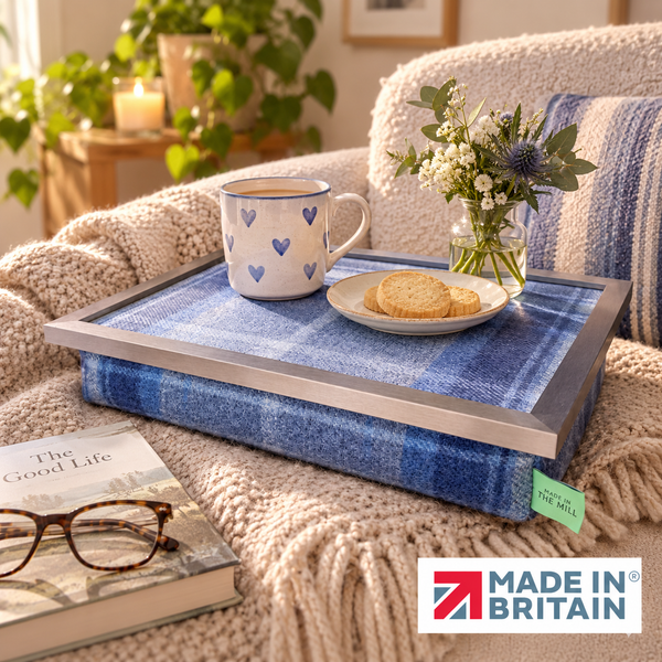 Luxury Border Lap Tray With Bean Bag Base