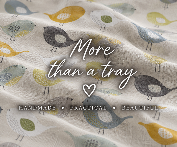 Luxury Birds Lap Tray with Bean Bag Base