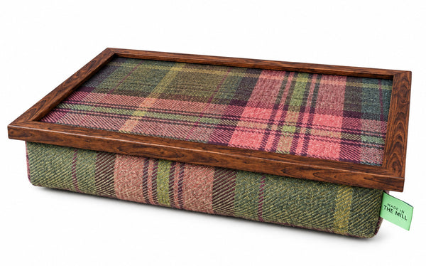 Luxury Harrier Tweed Lap Tray With Bean Bag